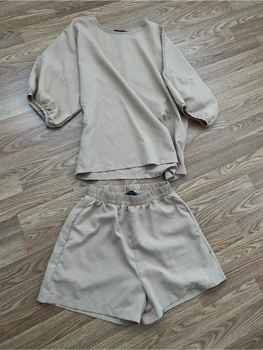 Zanzea Peachy beige two-piece set
